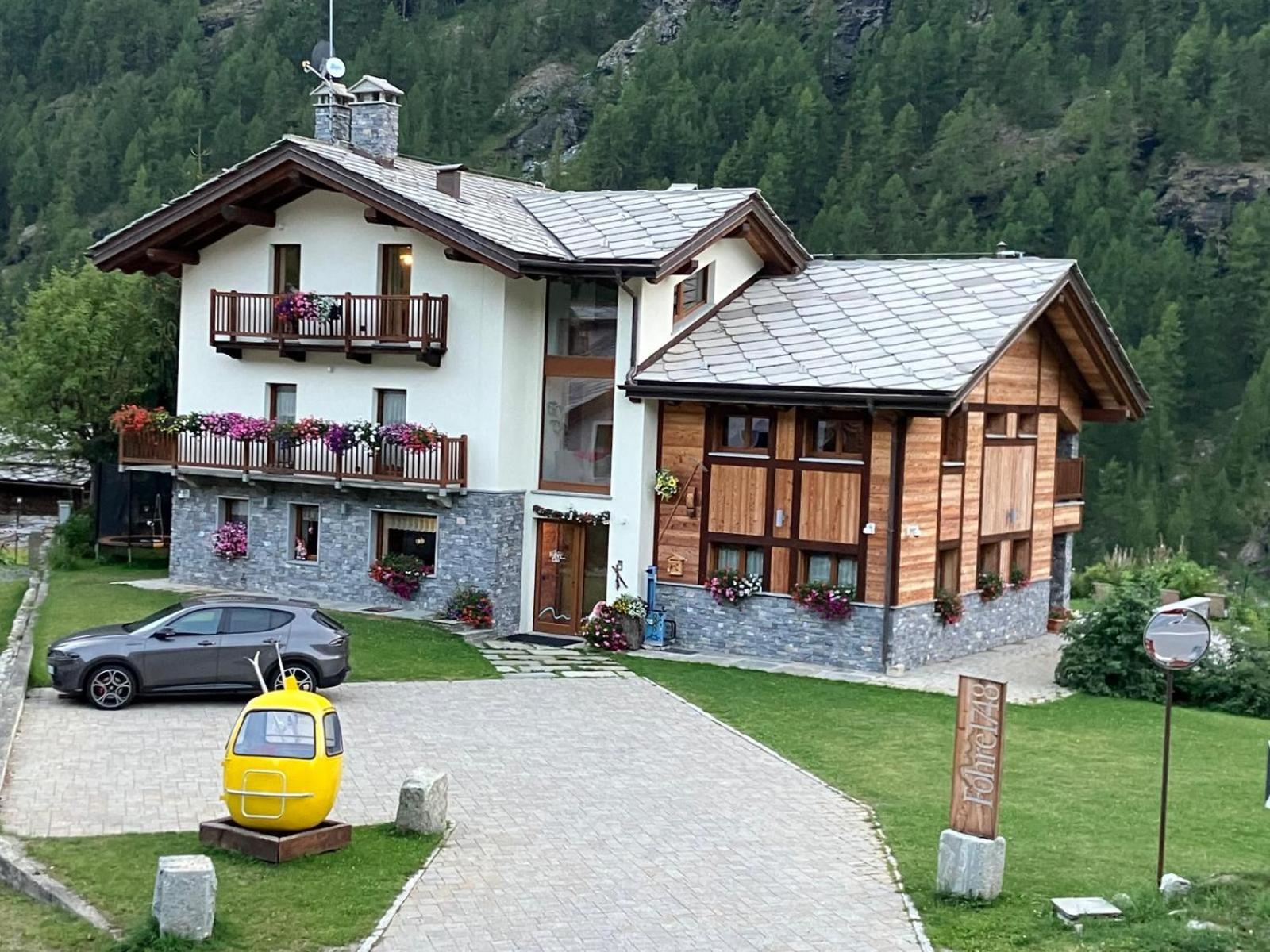 Fohre1748 Otel Gressoney-la-Trinité Dış mekan fotoğraf